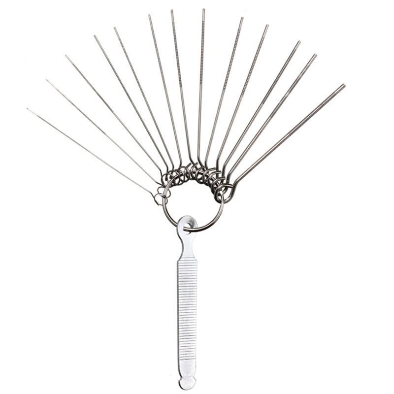 Guitar Nut Slotting File Kit Saw Rods Slot Filing Set Luthier Guitar Repair Tool