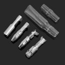 10 Pair Male&Female Auto 3.7mm Socket Crimp Terminal Bullet Connector + Case