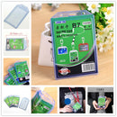 5x Vertical Clear Plastic ID Name Card Holder Work Business Identity Badge Cover