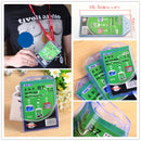 5x Vertical Clear Plastic ID Name Card Holder Work Business Identity Badge Cover