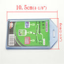 5x Vertical Clear Plastic ID Name Card Holder Work Business Identity Badge PVH