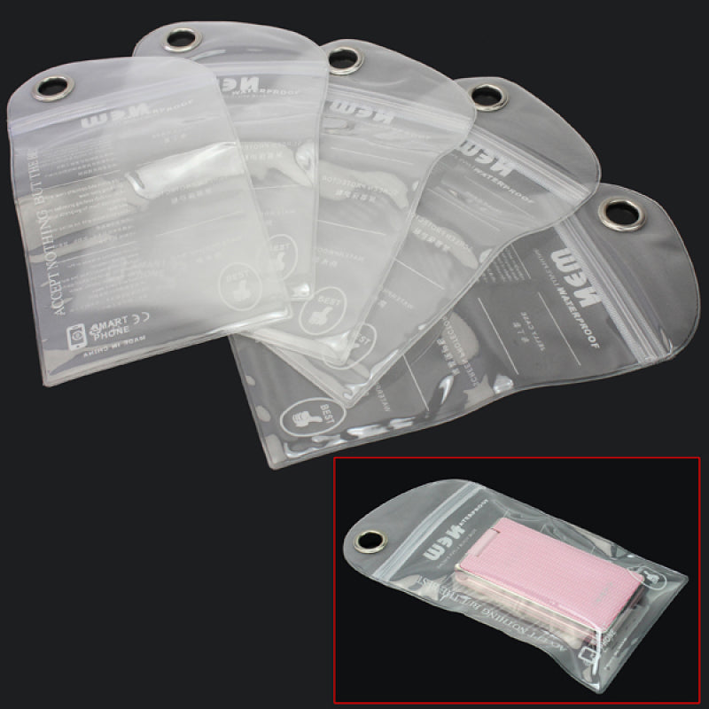 5x Transparent Waterproof Camera Mobile Cell Phone Dry PVC Plastic Bag Pouch