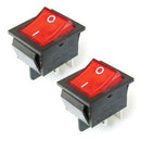 KCD4 DPST ON-OFF 4 Pin Terminals Rocker Boat Switch 16A AC 250V 25 x 31mm Hot