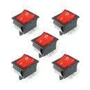 KCD4 DPST ON-OFF 4 Pin Terminals Rocker Boat Switch 16A AC 250V 25 x 31mm Hot