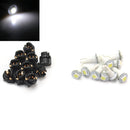 10Pcs T5 0.2W SMD 5050 1 LED Light Car Dashboard Instrument Panel Lamp Bulb