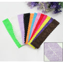 12 pcs Baby Kids Girls Cute Lovely Pretty Lace  Stretch Headbands Hair Band