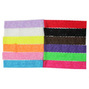 12 Pcs Baby Girls Lace Stretch Elastic Handwear Headbands Chiffon Hair Band BXV