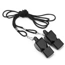 2Pcs Football Soccer Sport For Referee Whistle Lanyard Emergency Survival Neck