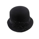 Fashion Elegant Women Ladies Fedora Flower Rose Bucket Hat Cloche Floppy Cap