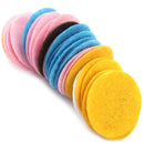 200Pcs DIY Craft Multi Colors Circle Felt Sewing Appliques 30mm for Purse Bag