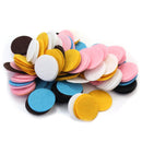200Pcs DIY Craft Multi Colors Circle Felt Sewing Appliques 30mm for Purse Bag