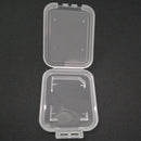 20Pcs Transparent Plastic Cases Box Storage for Memory Card Cases SD SDHC Card