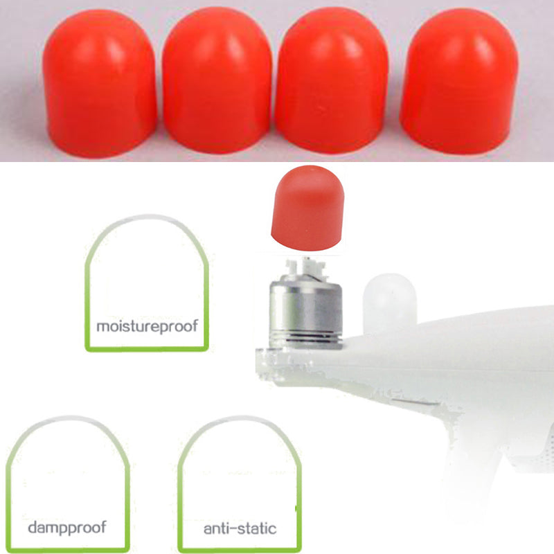 4 Pcs Silicon Motor Protective Cover Transportation Guard For DJI Phantom 2 3 4