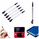 5pc Retractable Black Stylus Touch Screen Pen For New Nintendo 3DS LL/XL Console