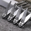 2x Nail Clipper Stainless Steel Fingernail Toenail Manicure Pedicure Trimmer