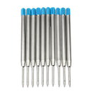 10PCS Blue Ballpoint Pen Ink Refills 0.5mm Office School Best Stationery