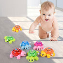 Random colors cartoon animals little turtle wind springs baby turtles baby toys