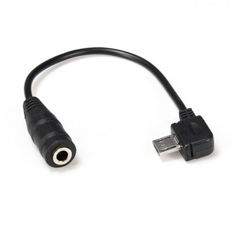 Micro USB Jack to 3.5mm Earphone Headset Adapter Audio Cable Cord Lead New OIN