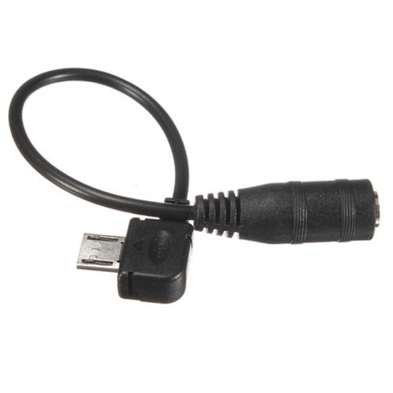 Micro USB Jack to 3.5mm Earphone Headset Adapter Audio Cable Cord Lead 1 x New