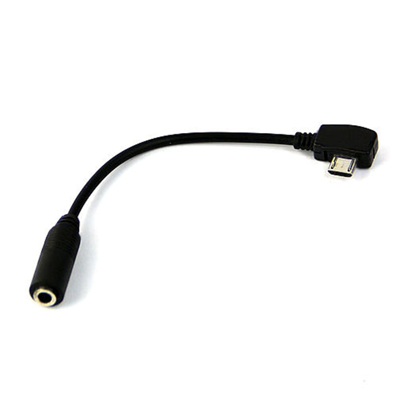 Micro USB Jack to 3.5mm Earphone Headset Adapter Audio Cable Cord Lead New OIN