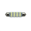 41mm 12LED SMD Festoon Dome Bulb Auto Lamp Interior Light 12V White 0.55W