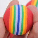 New 2Pcs Funny Alive Dog Cat Kitten Weasel Jumping Moving Rolling Pet Balls Toys