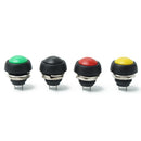 4pcs 12mm Black Red Green Yellow Waterproof Momentary Push Button Horn Switch
