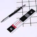 New 2mm 2B HB Automatic Mechanical Drawing Draughting Pencil & 12 Leads Black