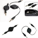 3.5mm Male to M AUX AUXILIARY Retractable Stereo Audio Data Mp3 Car Cable ANUK