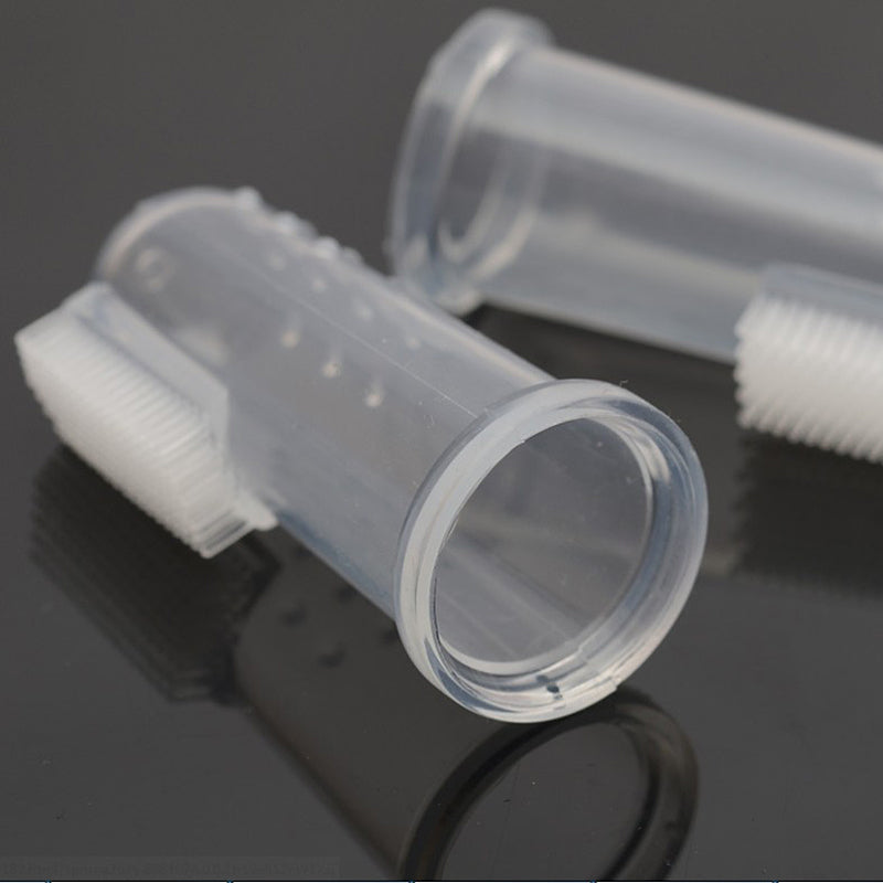 Pet Finger Tooth Brush Dental Hygiene Cleaning Brushes For Cat Dog Puppy 8 Pcs