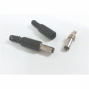 30* Male DC Power Socket Plug Solder terminals 12V Adaptor 2.1mm x 5.5mm