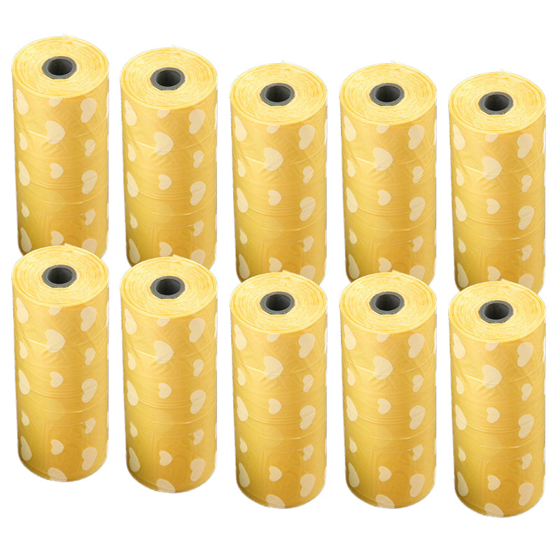 10 Roll 150Pcs Bags Pet Dog Puppy Waste Poo Poop Bag Printing Clean-up Dispens