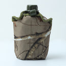 850ml Army Style Patrol Water Bottle Canteen Sport Camping Hiking + Camo Bag