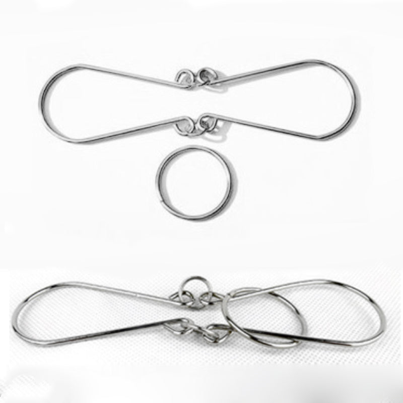 7 Sets IQ Test Toys Mind Game Brain Teaser Metal Wire Puzzles Magic Trick