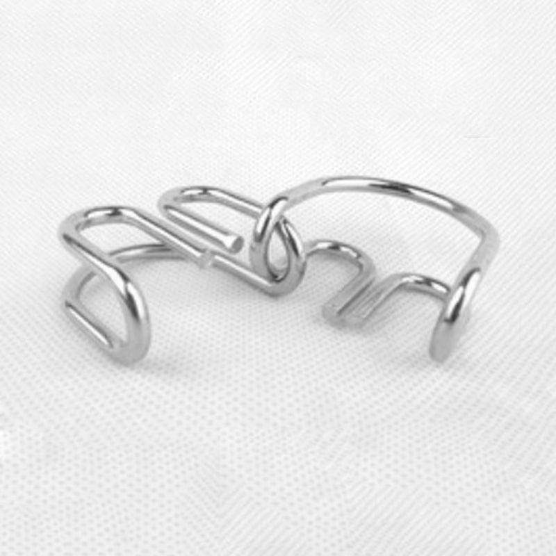 7 Sets IQ Test Toys Mind Game Brain Teaser Metal Wire Puzzles Magic Trick