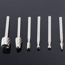 6x /set Woodworking Rotary Wood Chisel Milling Cutter Rotary Rasp Drill Bit OTF