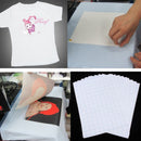 2Pcs A4 Heat Transfer T-Shirt Inkjet Iron-On Paper For Dark/Light Fabric