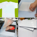 2Pcs A4 Heat Transfer T-Shirt Inkjet Iron-On Paper For Dark/Light Fabric