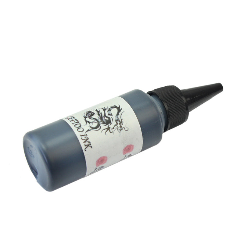 1 Bottle Black Tattoo Ink 60ML Pigment For Machine Gun 13*3*3cm