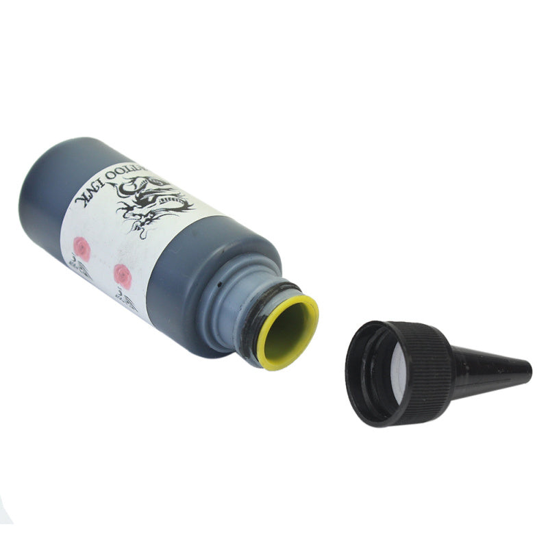 1 Bottle Black Tattoo Ink 60ML Pigment For Machine Gun 13*3*3cm