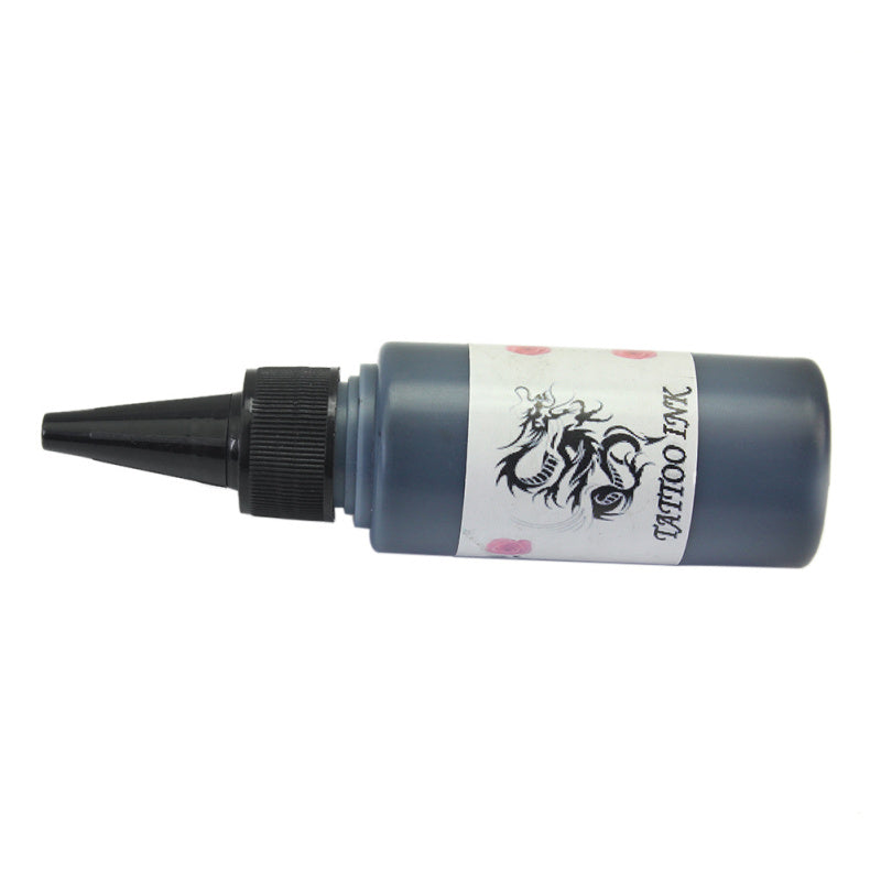 1 Bottle Black Tattoo Ink 60ML Pigment For Machine Gun 13*3*3cm