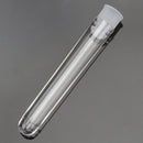 10Pc/lot Plastic Test Tube With Blue Caps Vial Sample Container Bottle Clear Hot