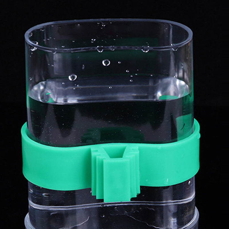 Water Cage Bird Budgie Drinker Cockatiel For Parrot Seed Feeder Automatic