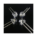 50 x 5mm Straw Hat UV Purple LED Super Bright Light Emitting Diode Hot