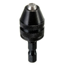 0.3-6.5mm Impact Driver Keyless Drill Bit Chuck Adapter Converter 1/4 fdg