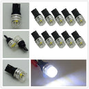10Pcs Car Bright White 1LED COB T10 W5W 194 Wedge Side Light Bulb Lamp 12V VGD