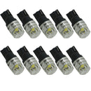 10Pcs Car Bright White 1LED COB T10 W5W 194 Wedge Side Light Bulb Lamp 12V