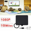 New Indoor Digital TV Antenna 100 Miles Range Amplified HDTV Signal Receiver