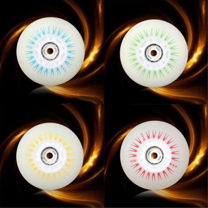 LED-Flash Light Inline Sliding Skate Wheels Roller Skate Rollerblade-Replacement