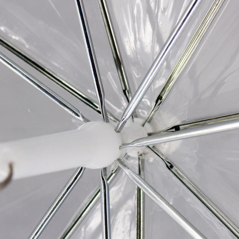 Transparent Pet Puppy Cat Dog Umbrella Play Dry Clean In Rain Snow Umbrella